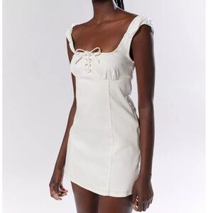 Glamorous Ladies Lace-Up Mini Dress - NWT large